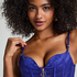 Soutien-gorge &agrave; armatures push-up pr&eacute;form&eacute; Sable, Bleu