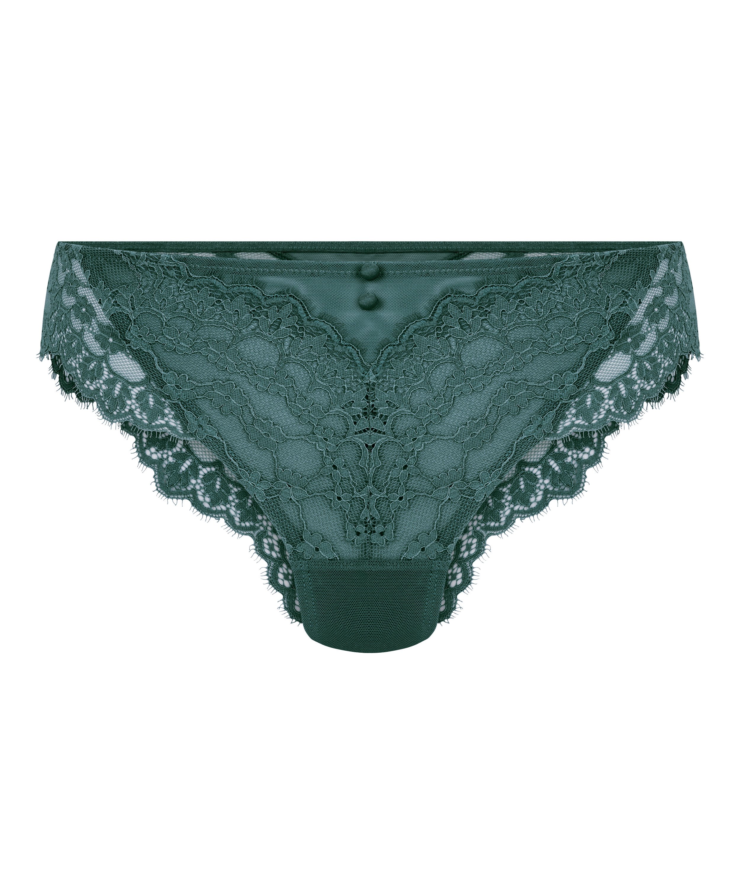 Slip brésilien Daisy, Bleu, main