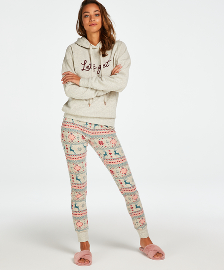 Hoodie à manches longues, Beige