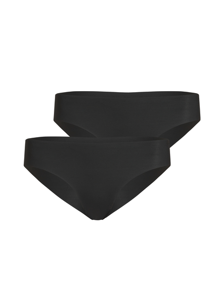 Lot de 3 slips brésiliens invisibles, Noir
