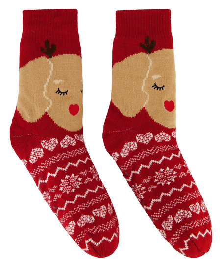 ﻿Chaussettes pour bottes, Rouge