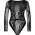 Body Scallop Floral, Noir