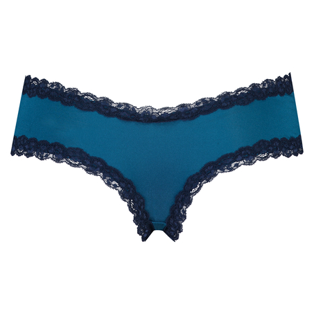 Slip brésilien V-shape micro, Bleu