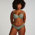 Slip de Bikini Rio Scallop, Vert