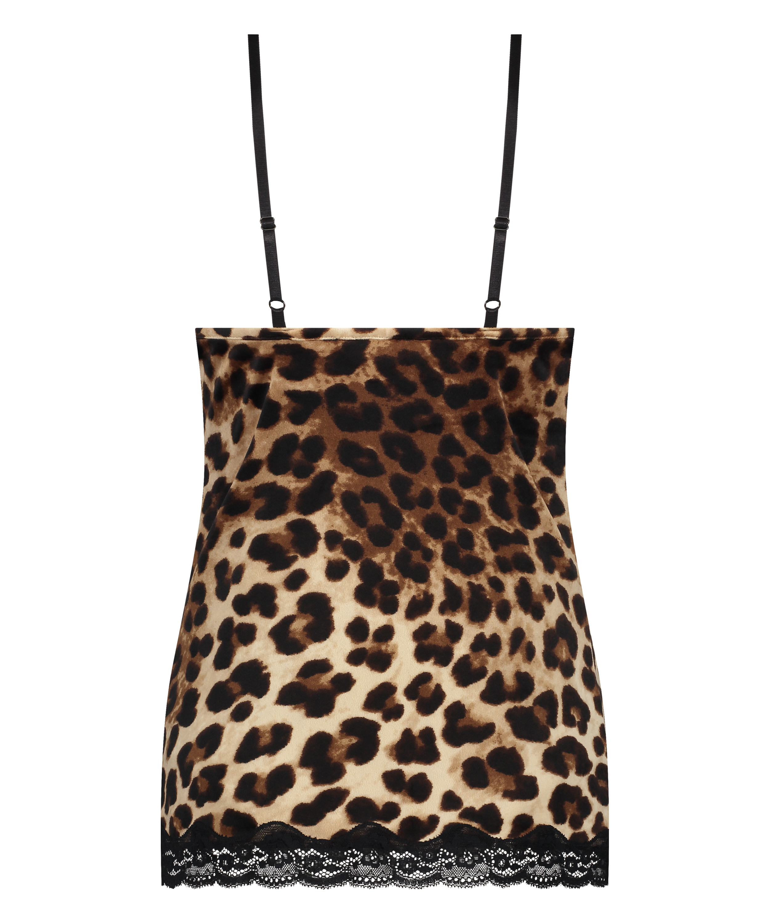 Top Velours Lace, Noir, main