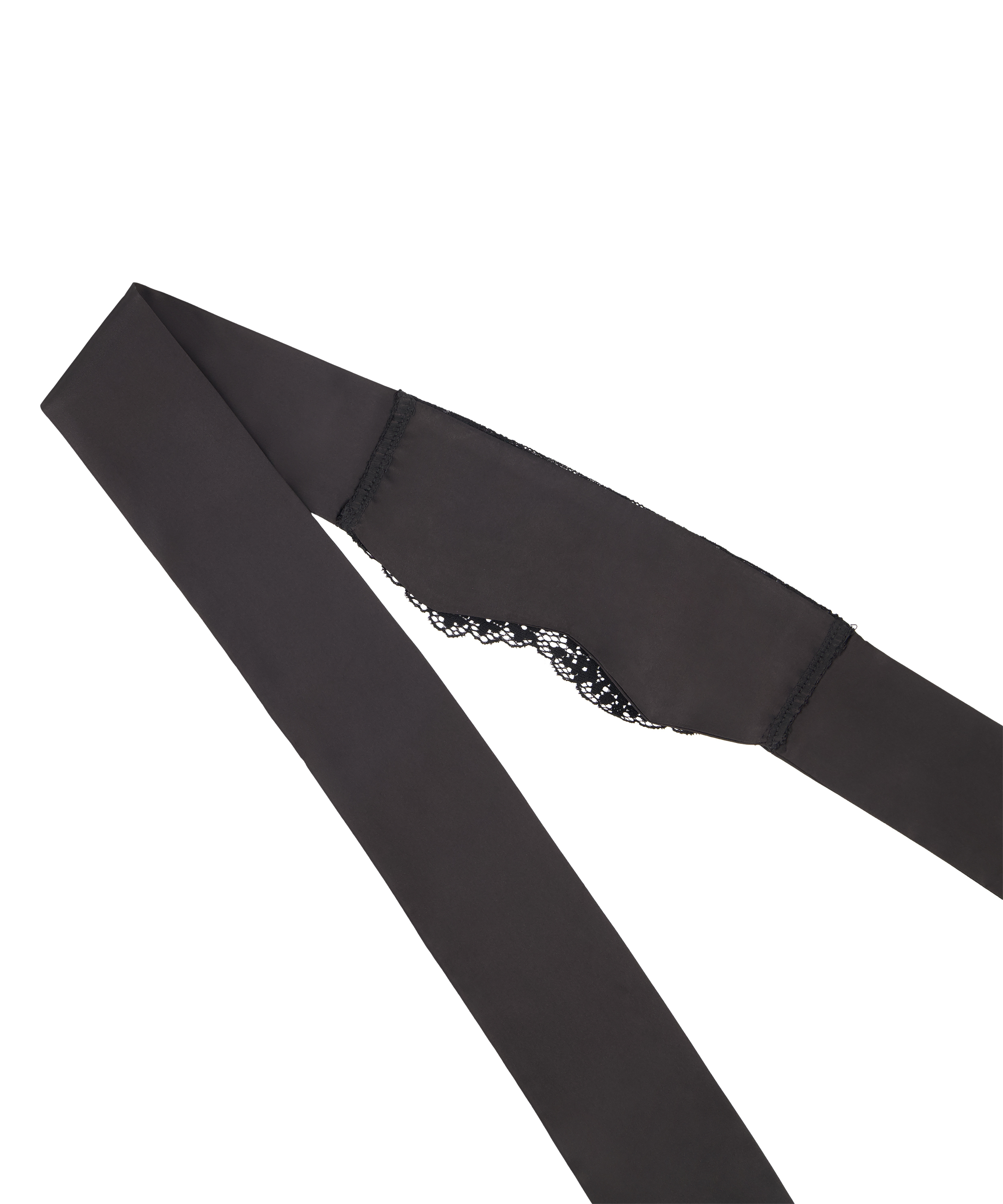 Bandeau Private lace, Noir, main