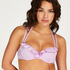 Haut de bikini pr&eacute;form&eacute; &agrave; armatures Seia, Violet