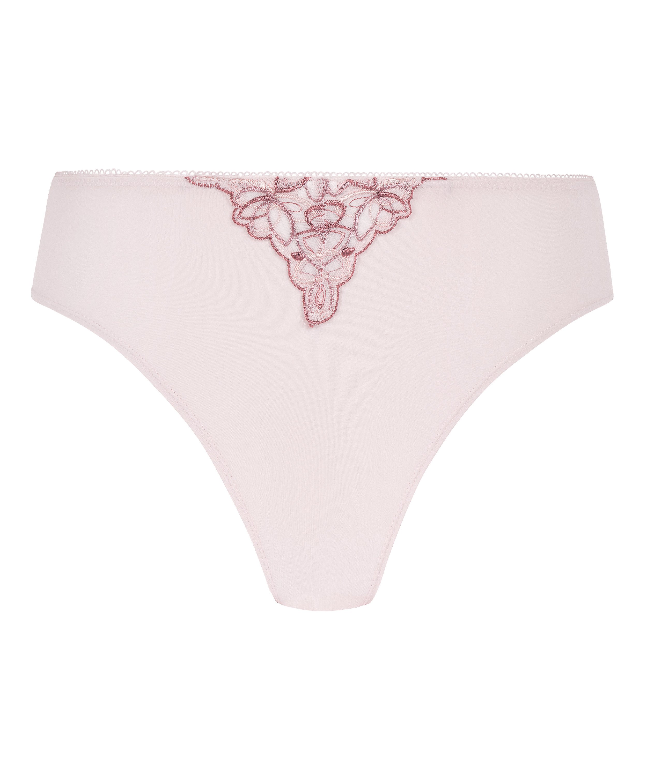 Slip br&eacute;silien Diva, Rose, main