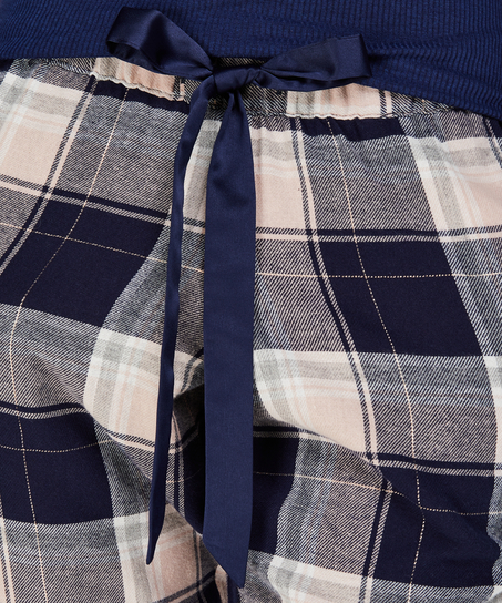 Pantalon de pyjama Check, Bleu