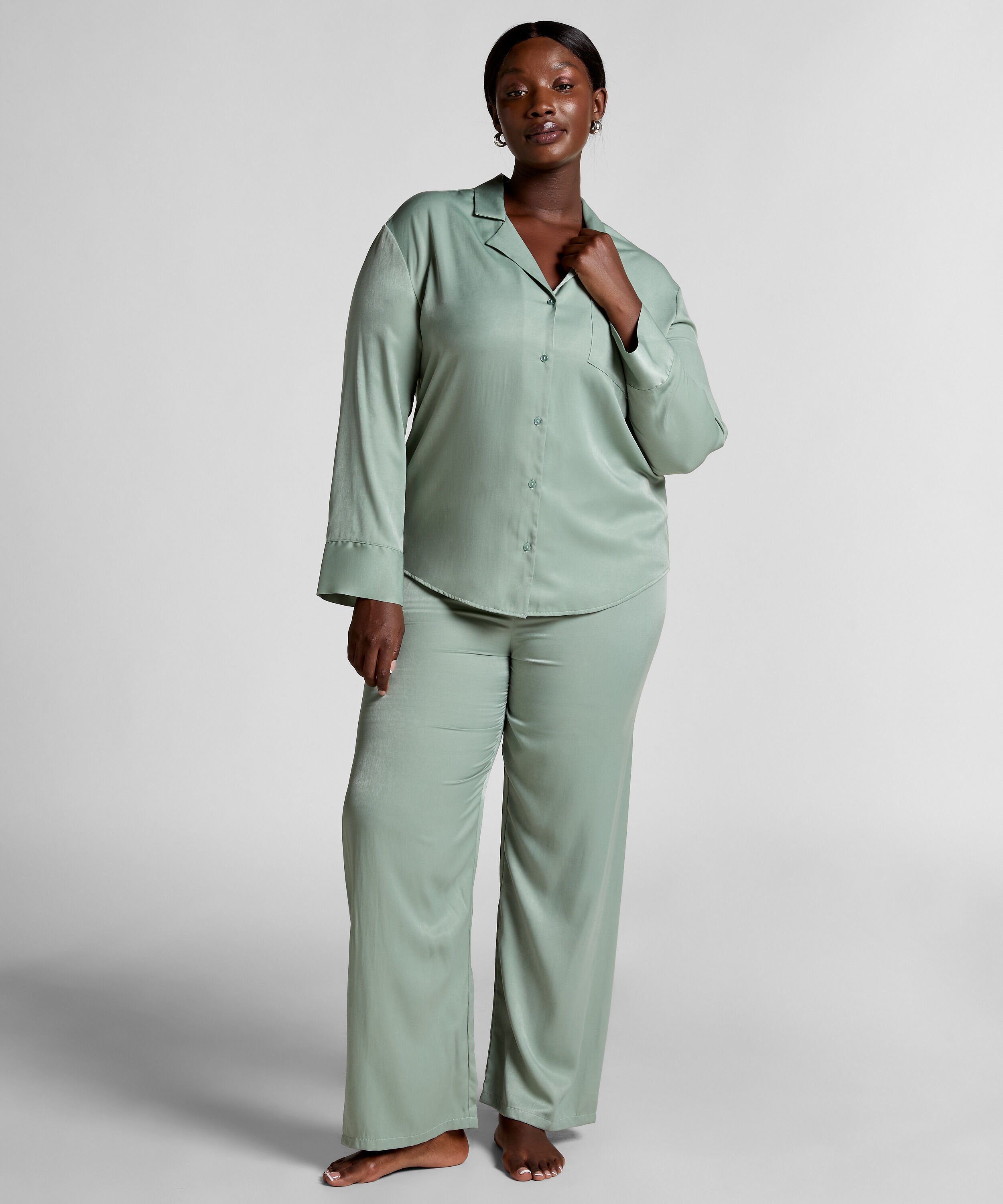 Veste à manches longues Satin Ayla