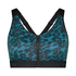 HKMX Soutien-gorge de sport The Pro Maintien niveau 3, Bleu
