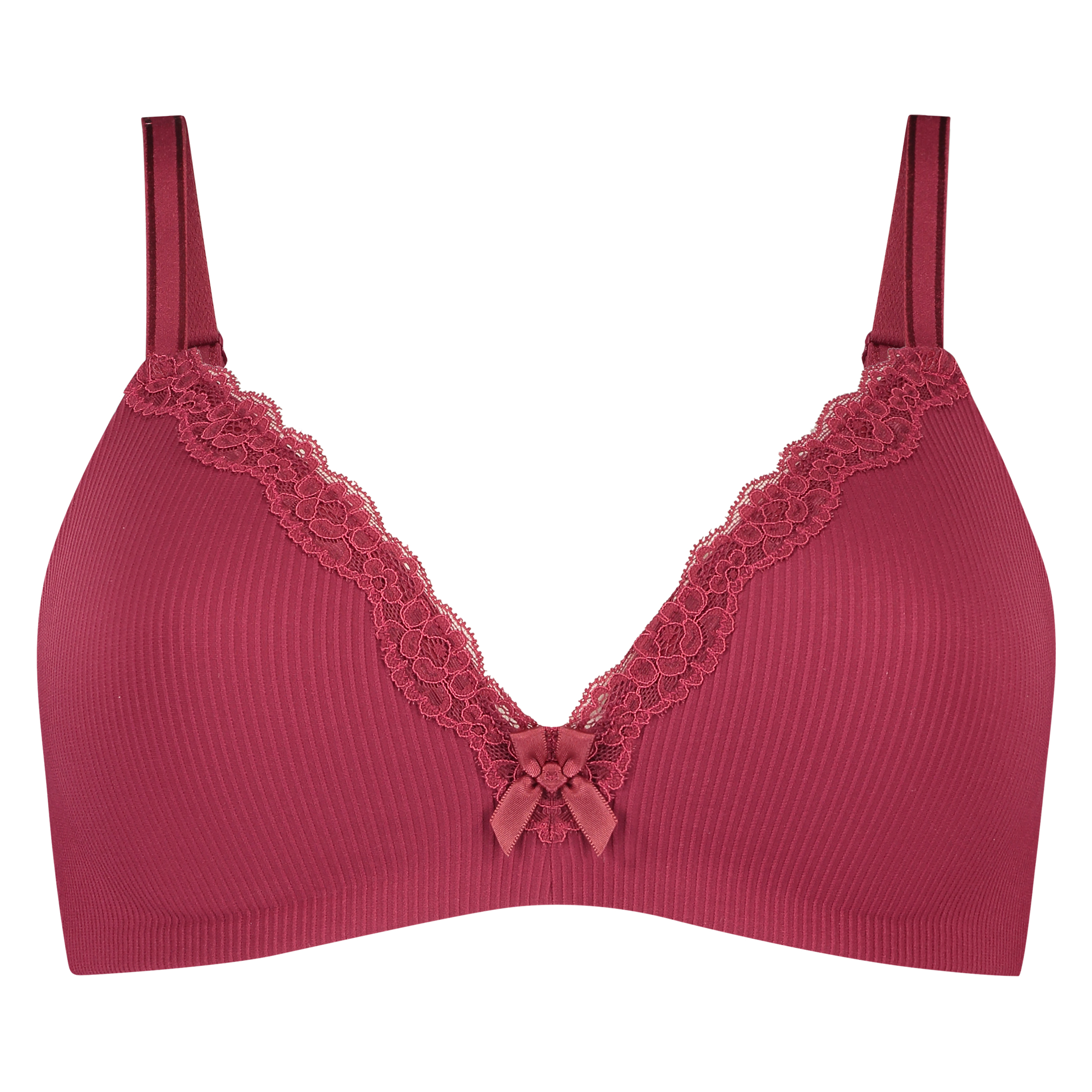 Soutien-gorge sans armature préformé Lola, Rouge, main