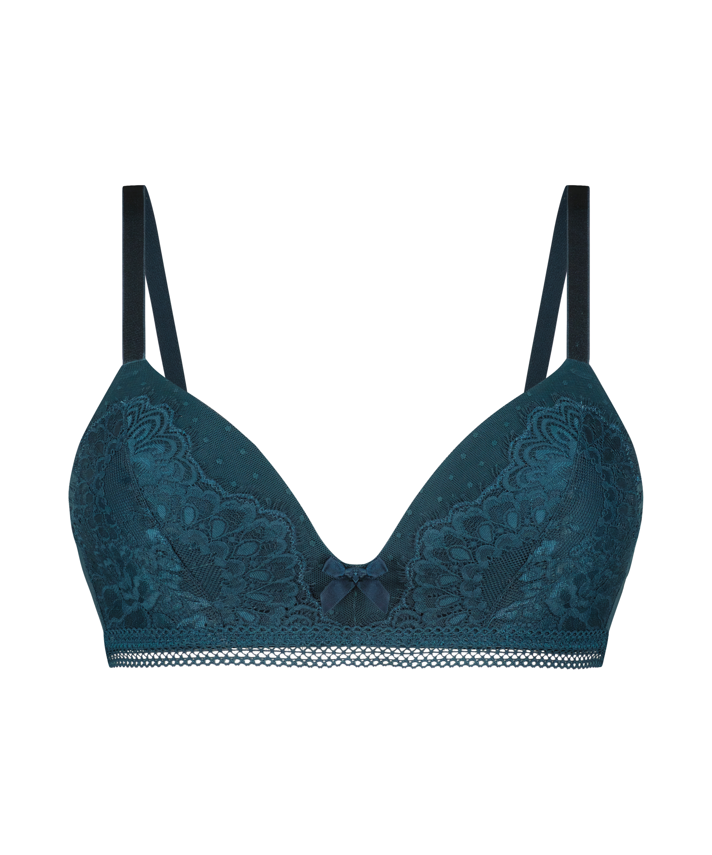Soutien-gorge sans armatures préformé Bessie, Bleu, main