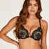 Soutien-gorge à armatures préformé push-up Cardi, Noir