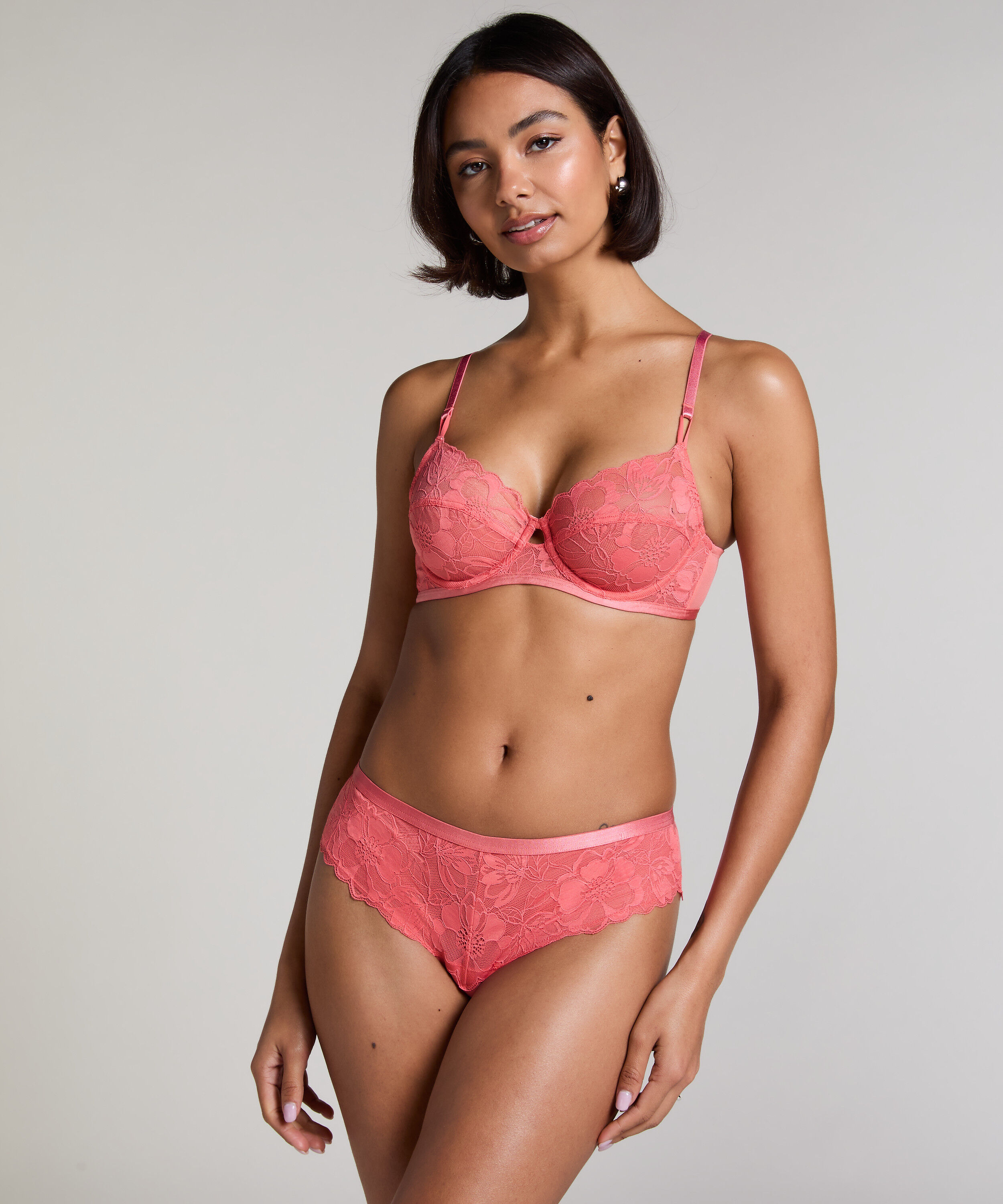 Slip brésilien Sophia, Rose