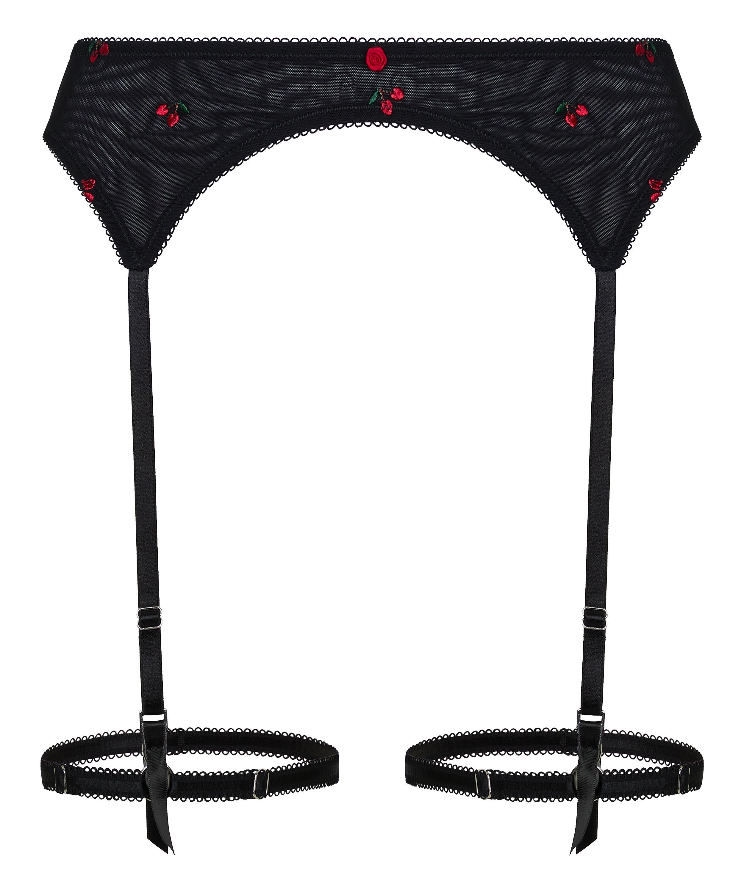 Porte-jarretelles Chelsey, Noir