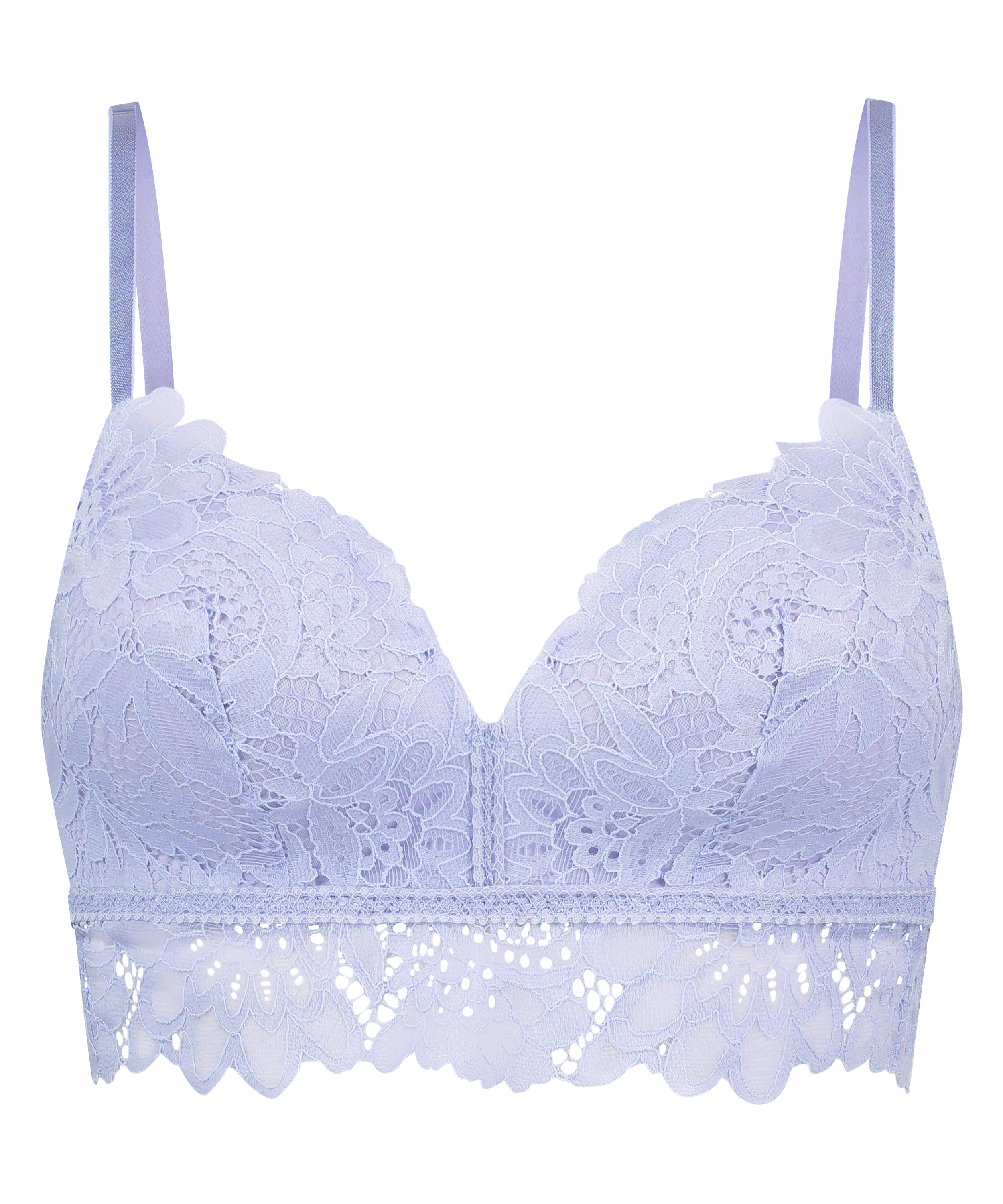 Soutien-gorge préformé sans armatures longline Shiloh, Violet, main