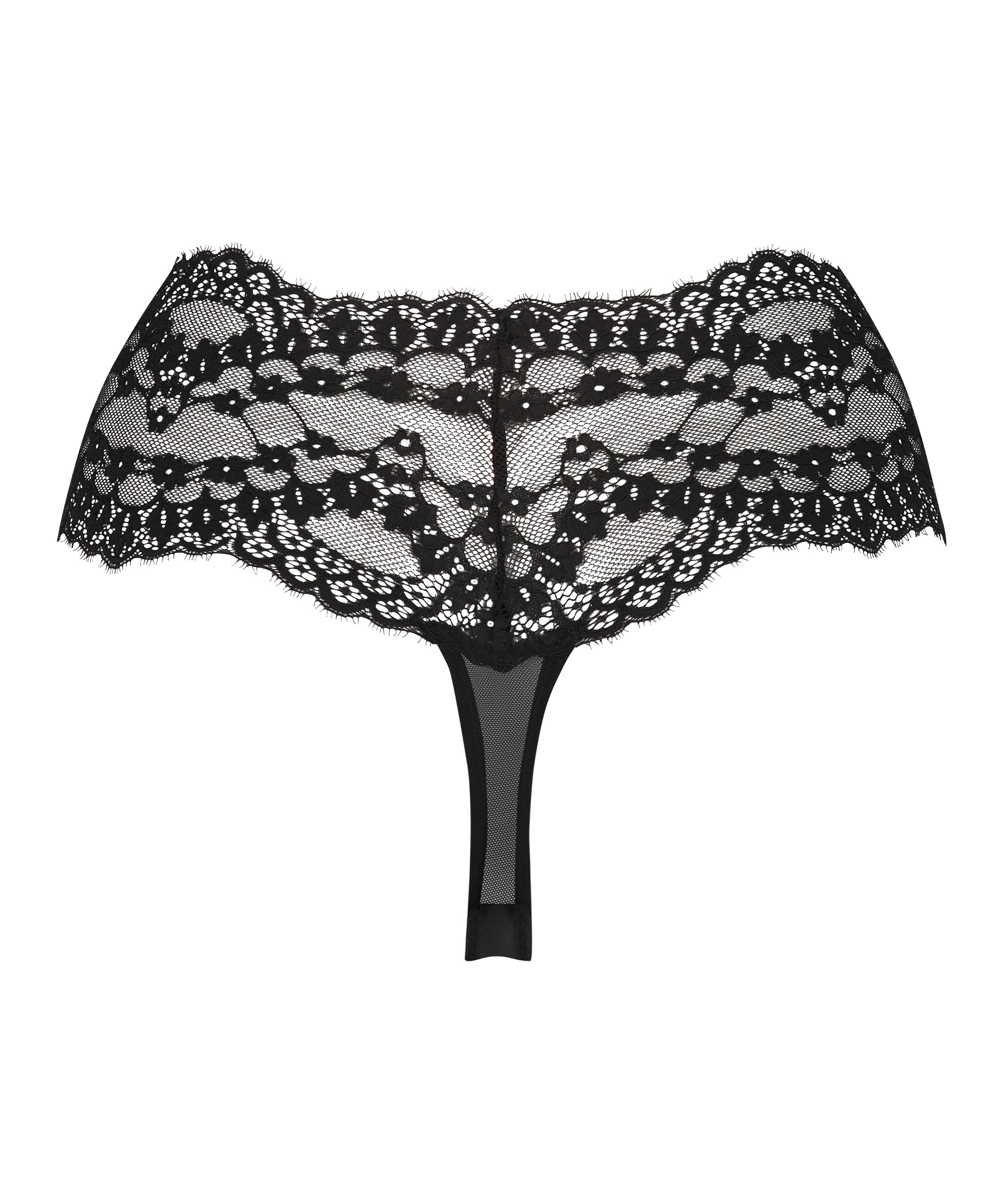Boxer string Daisy, Noir, main