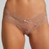 Slip br&eacute;silien V-shape Mesh, Marron