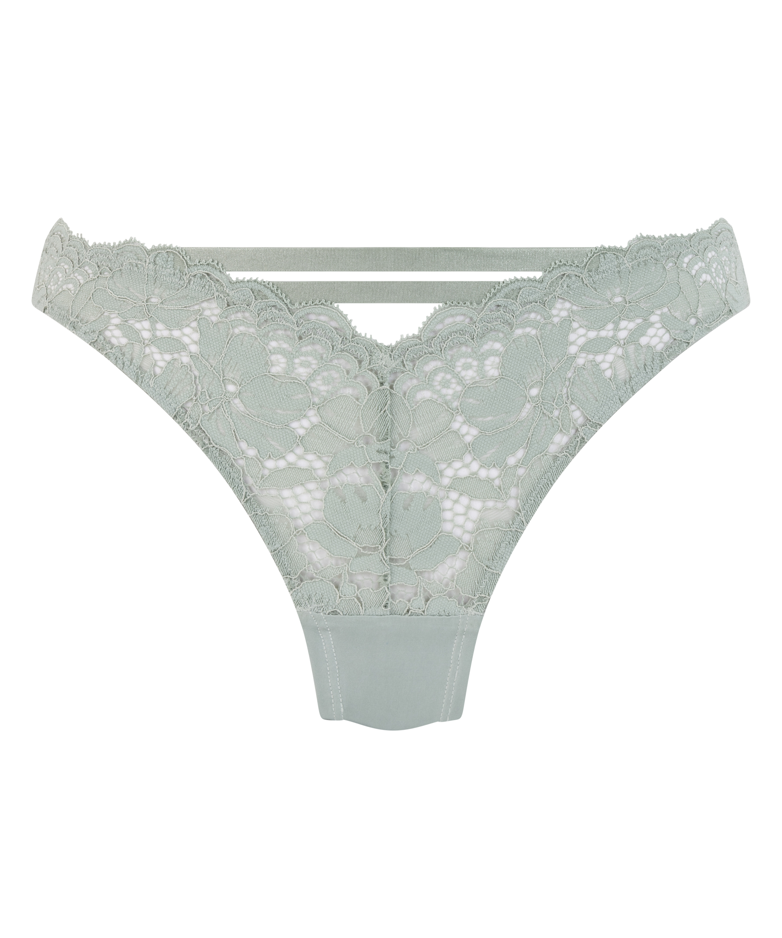 Slip brésilien Andrea, Vert, main