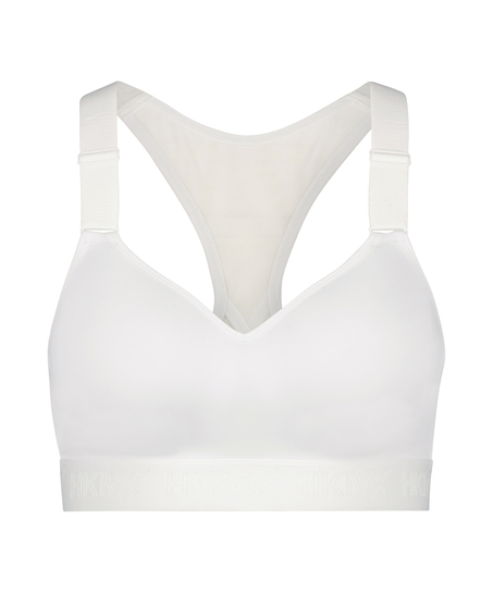 HKMX Soutien-gorge de sport The All Star Maintien niveau 2, Blanc