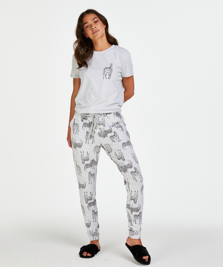Pantalon de pyjama Jersey, Gris