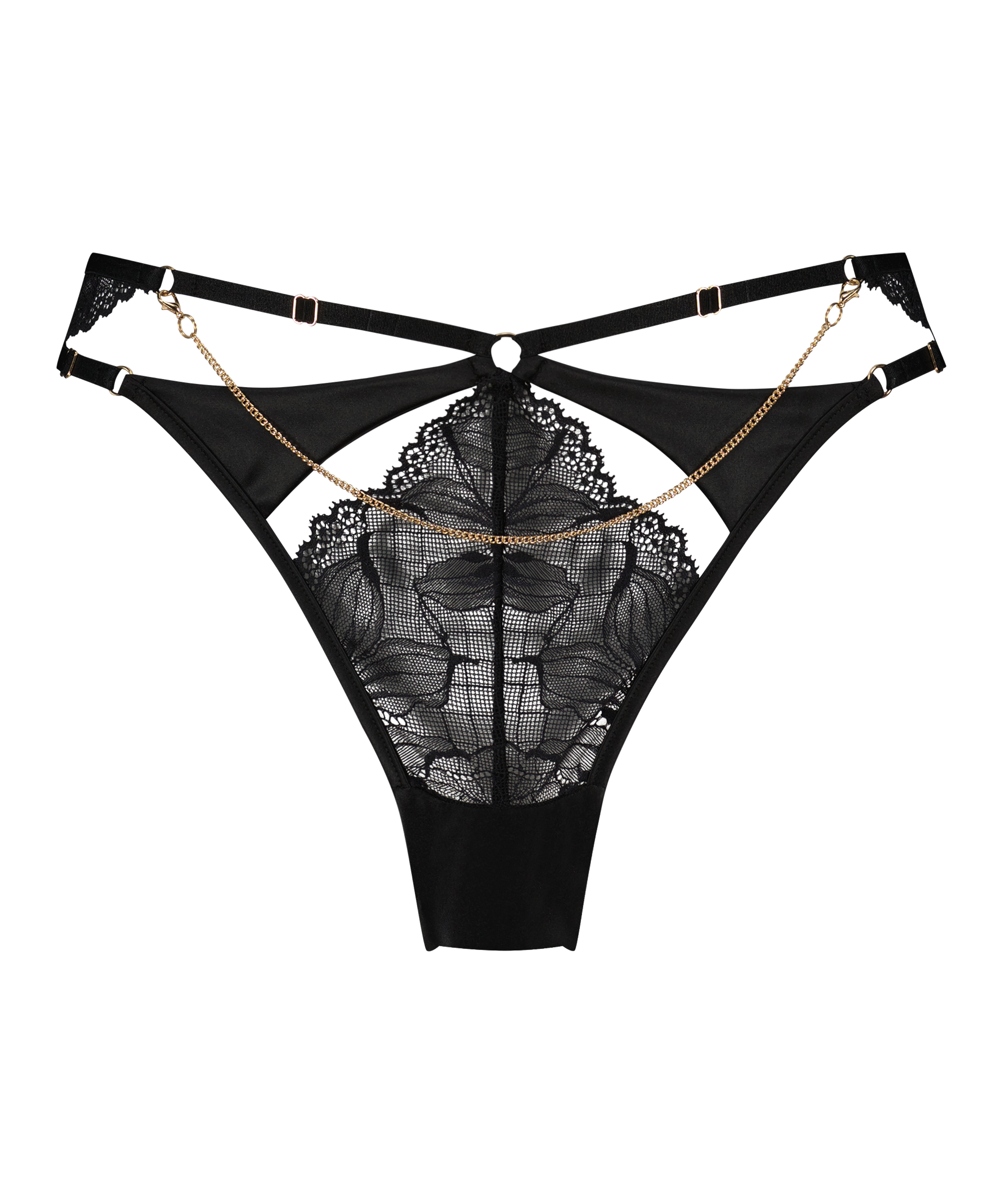 Slip brésilien Chayna, Noir, main