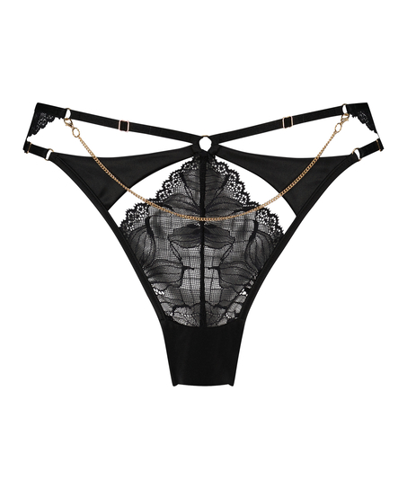 Slip brésilien Chayna, Noir