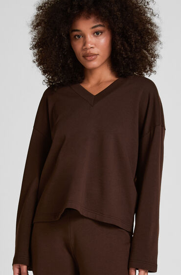 Hunkemöller Lounge Top Audrey Marron Hunkemöller Lounge Top Audrey Marron