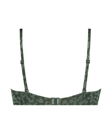 Haut de bikini à armatures préformé Tonal Leo Taille E +, Vert