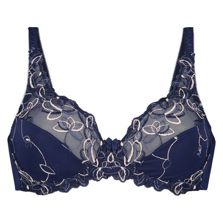 Soutien-gorge &agrave; armatures non-pr&eacute;form&eacute; Diva, Bleu