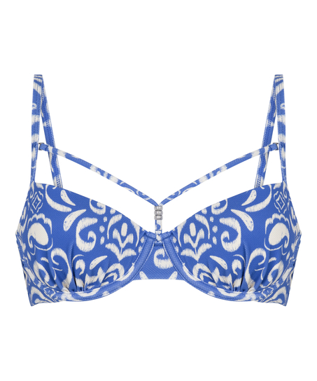 Soutien-gorge rembourré Cancun, Bleu