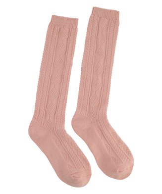Chaussettes cosy, Rose