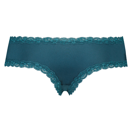 Slip brésilien V-shape Kyla, Bleu
