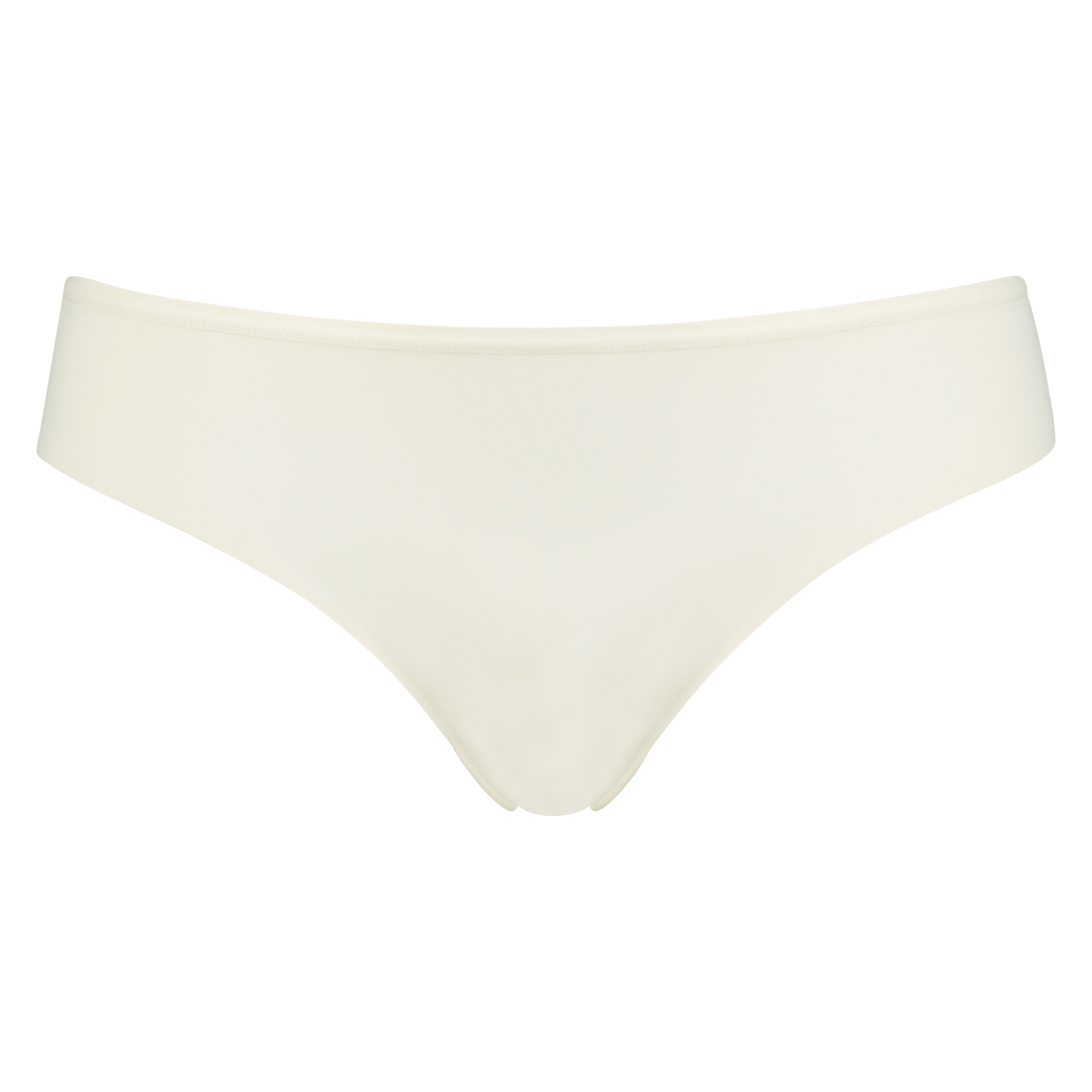 Slip brésilien iInvisible Lace Back, Blanc, main