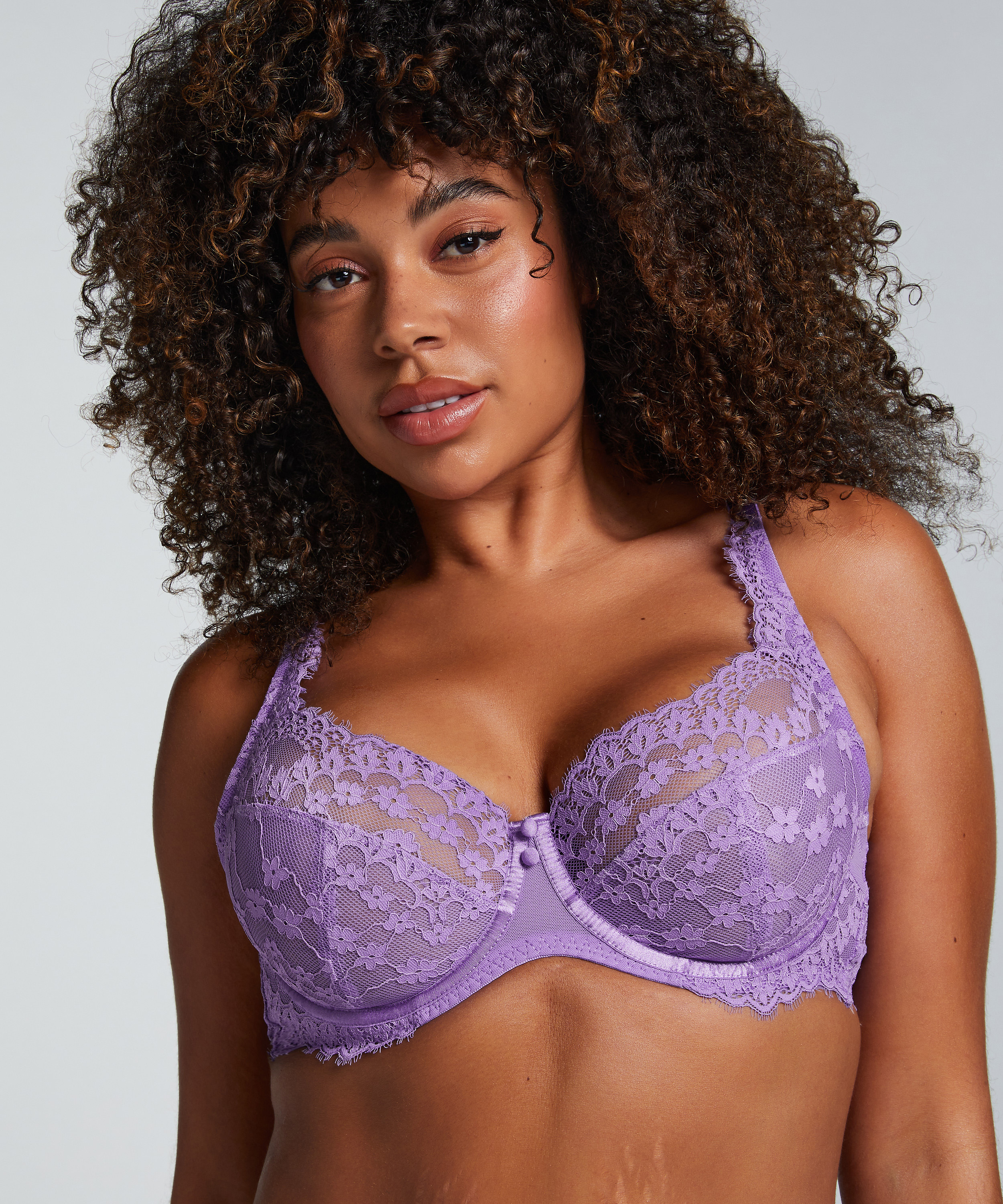 Soutien-gorge à armatures non-préformé Daisy, Violet, main