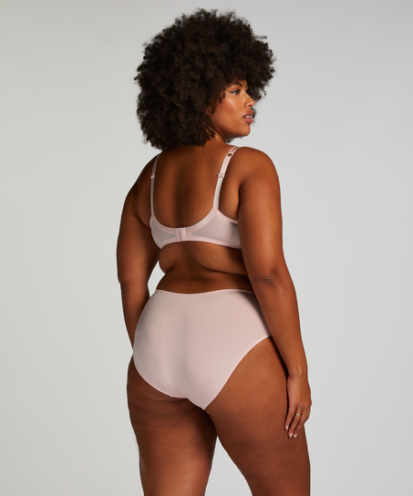 Slip taille haute Sophie, Rose
