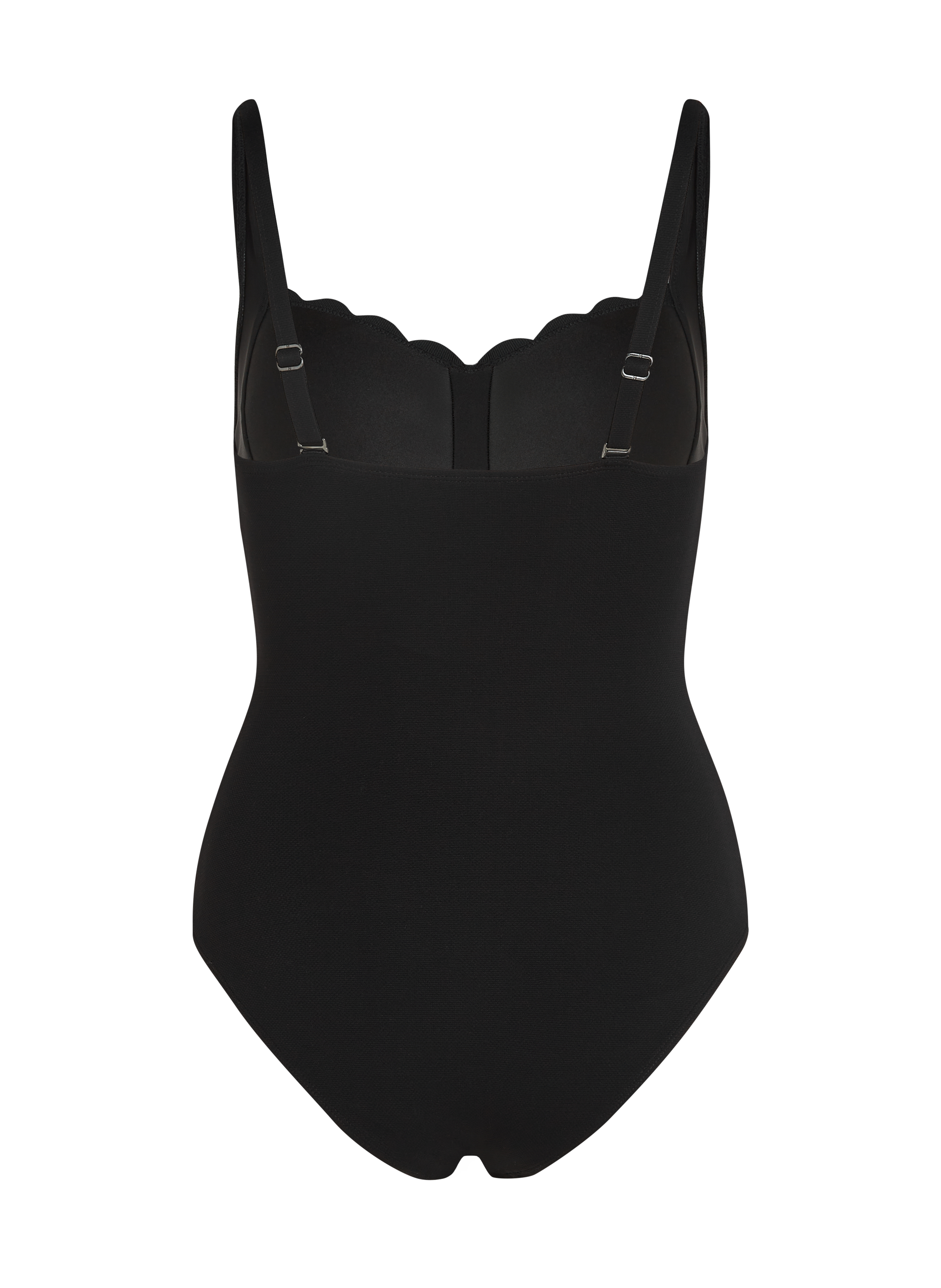 Maillot de bain Shaping Scallop, Noir, main