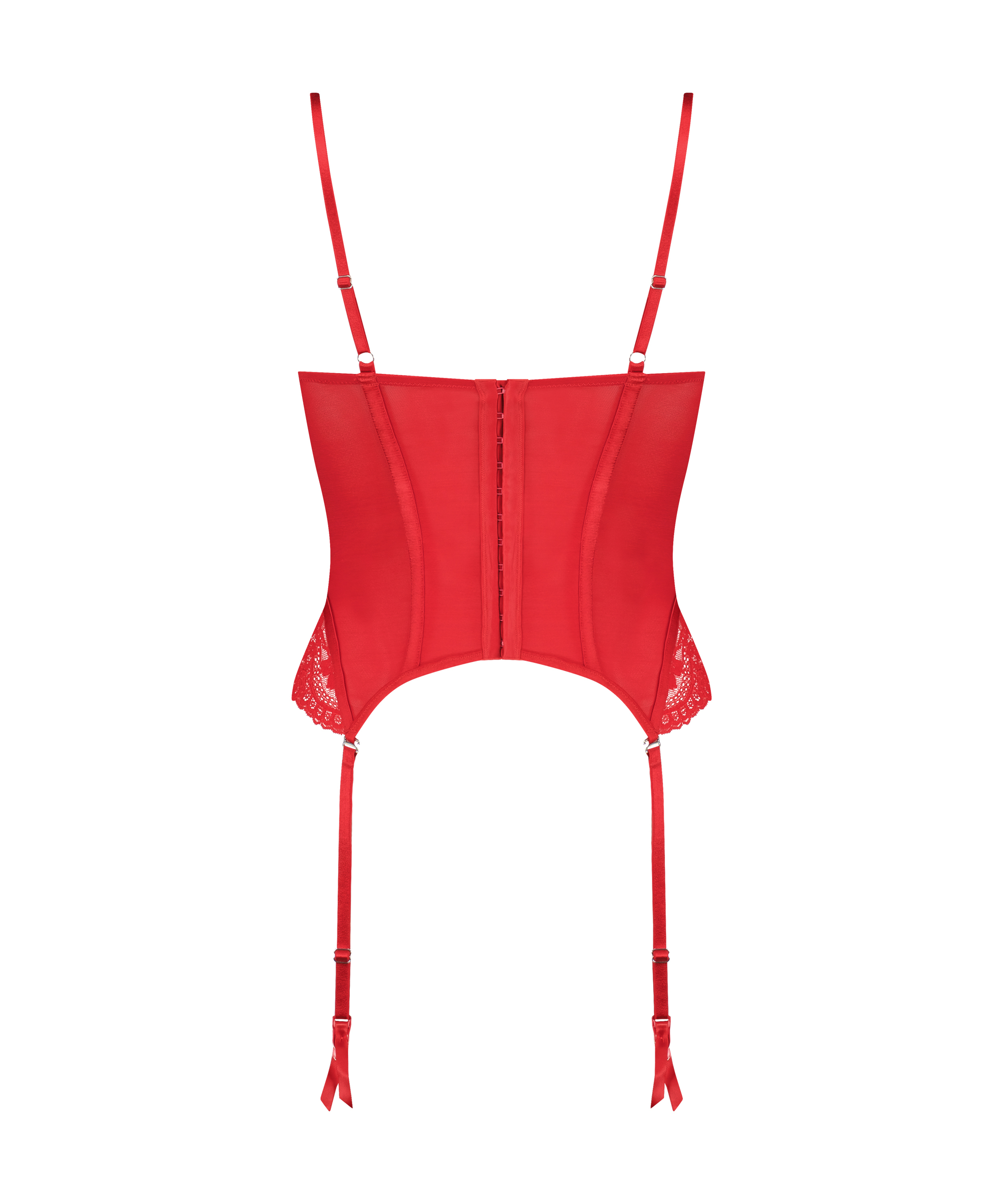Bustier Mariah, Rouge, main
