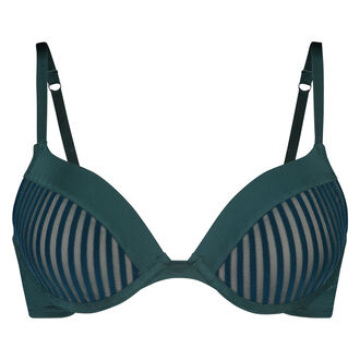 Soutien-gorge &agrave; armatures pr&eacute;form&eacute; push-up Pia, Vert
