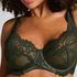 Soutien-gorge &agrave; armatures non-rembourr&eacute; Amara, Vert