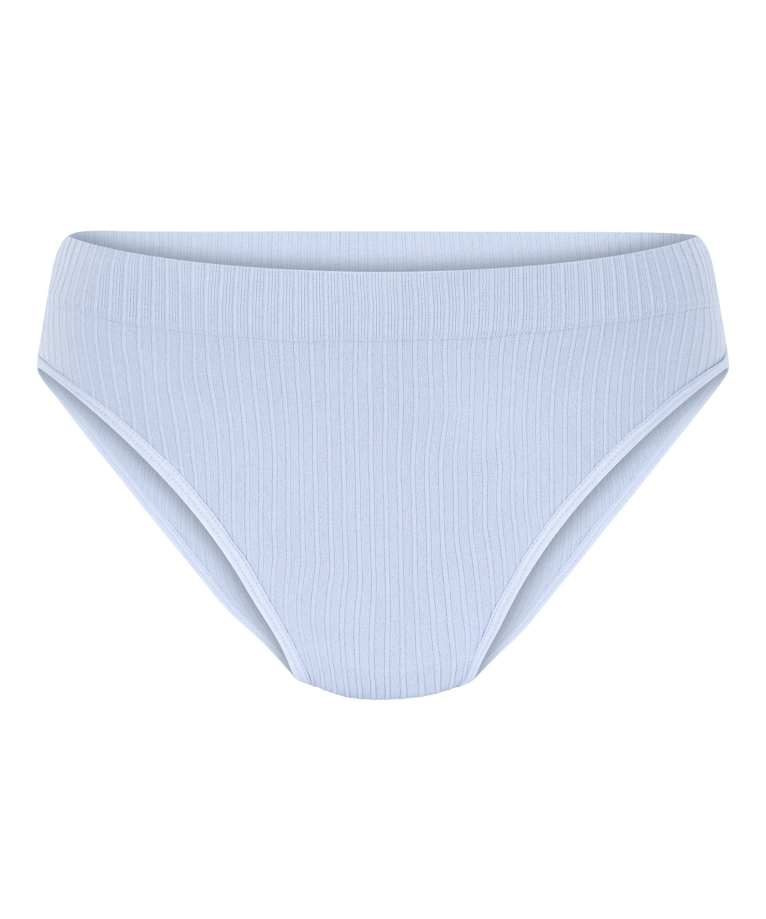 Slip brésilien Dianne, Bleu, main