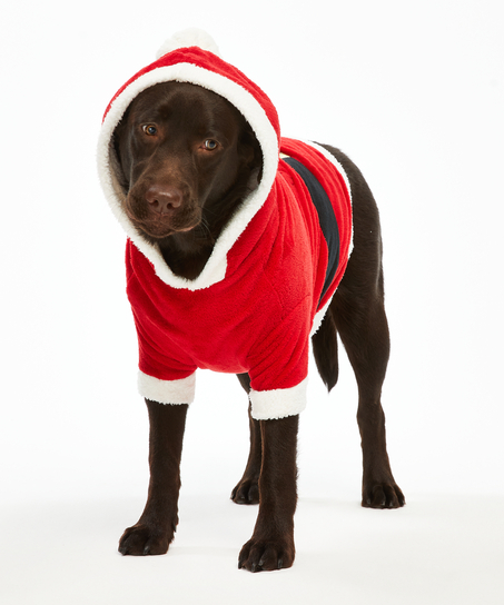 Onesie chiens en polaire, Rouge