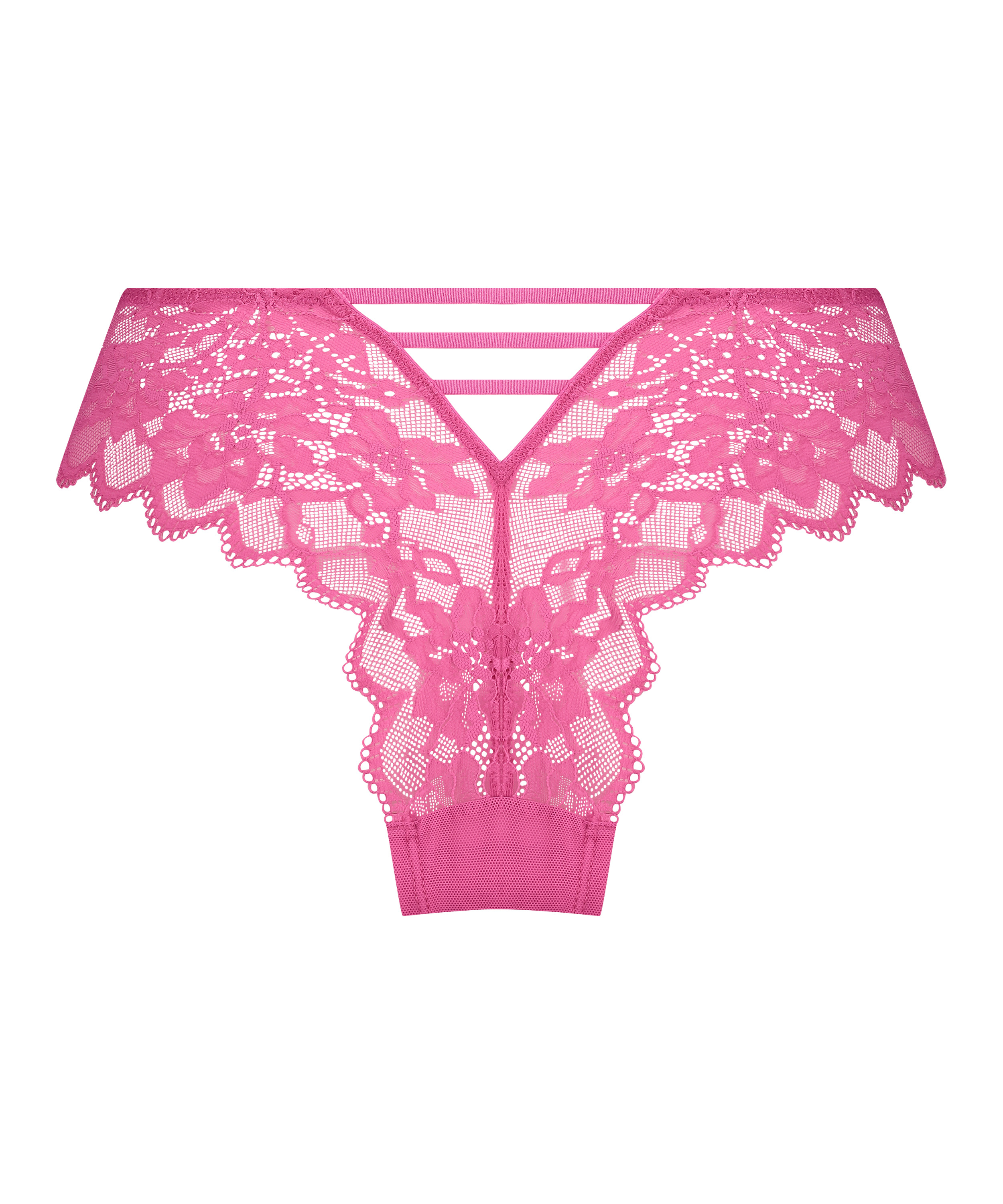 Slip brésilien Nika, Rose, main