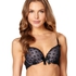 Soutien-gorge à armatures préformé push-up Elle, Noir