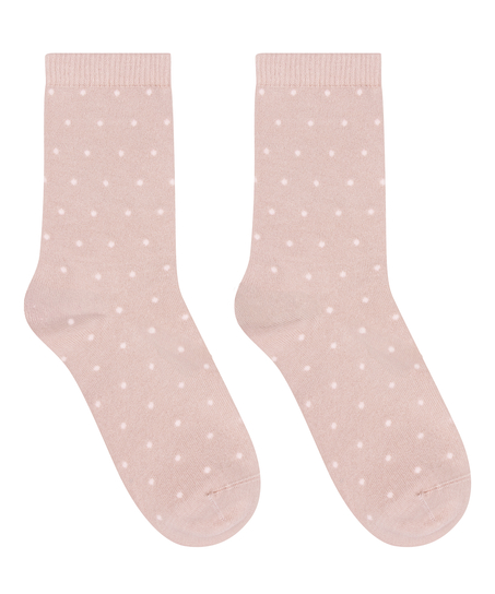 Chaussettes courtes en modal, Rose