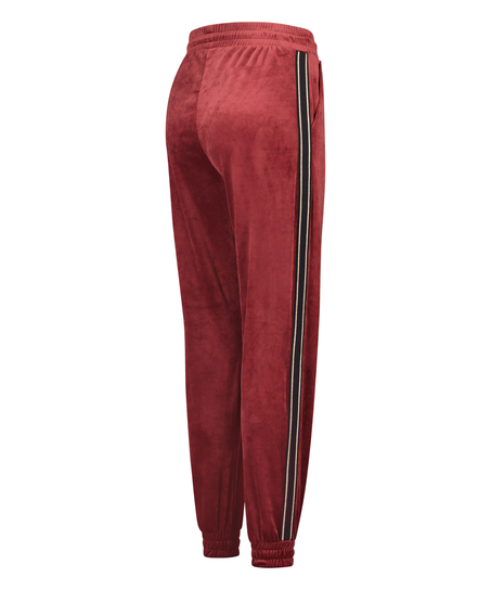Pantalon de sport Velours HKMX, Rouge