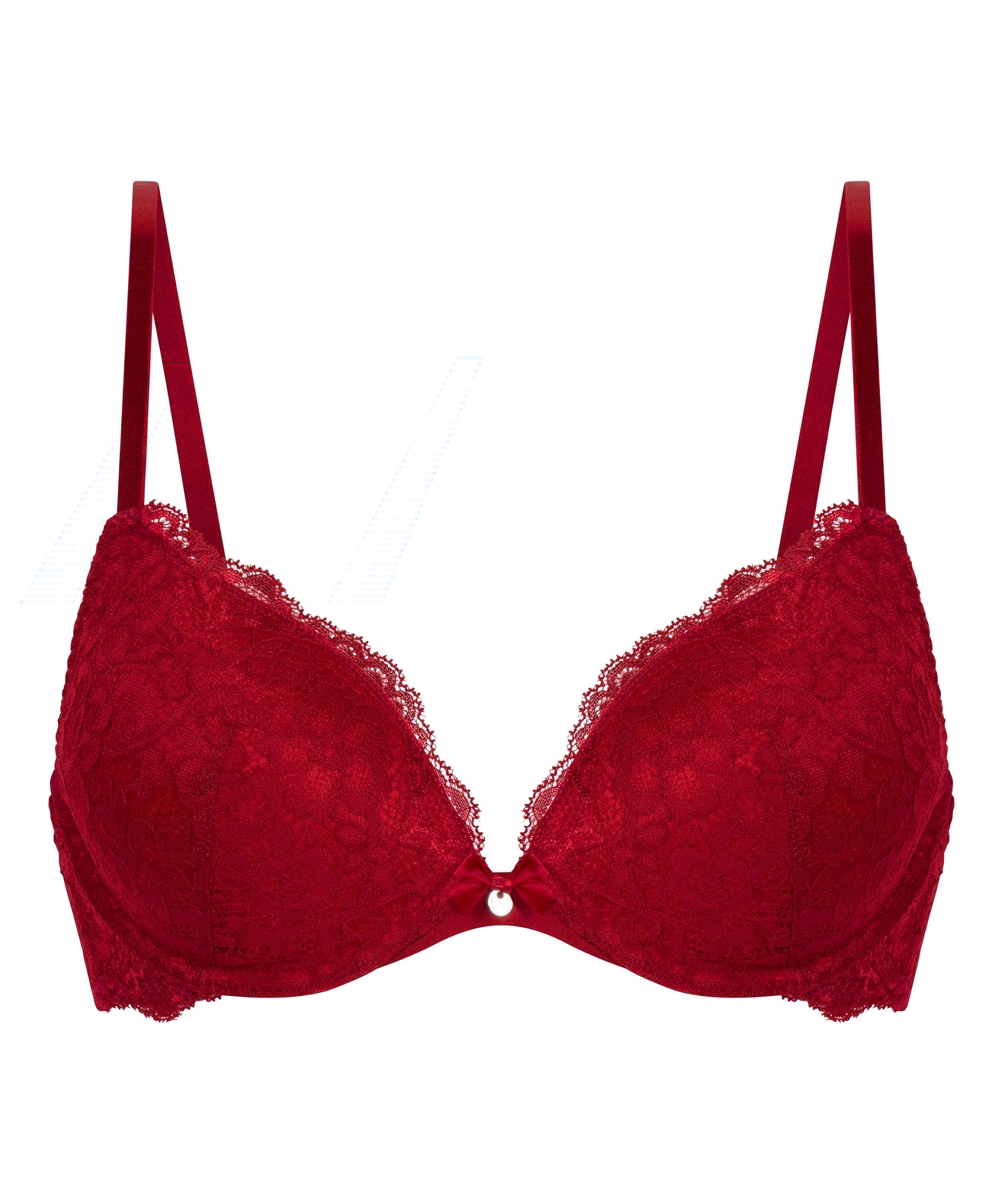 Soutien-gorge à armatures préformé push-up Marine, Rouge, main