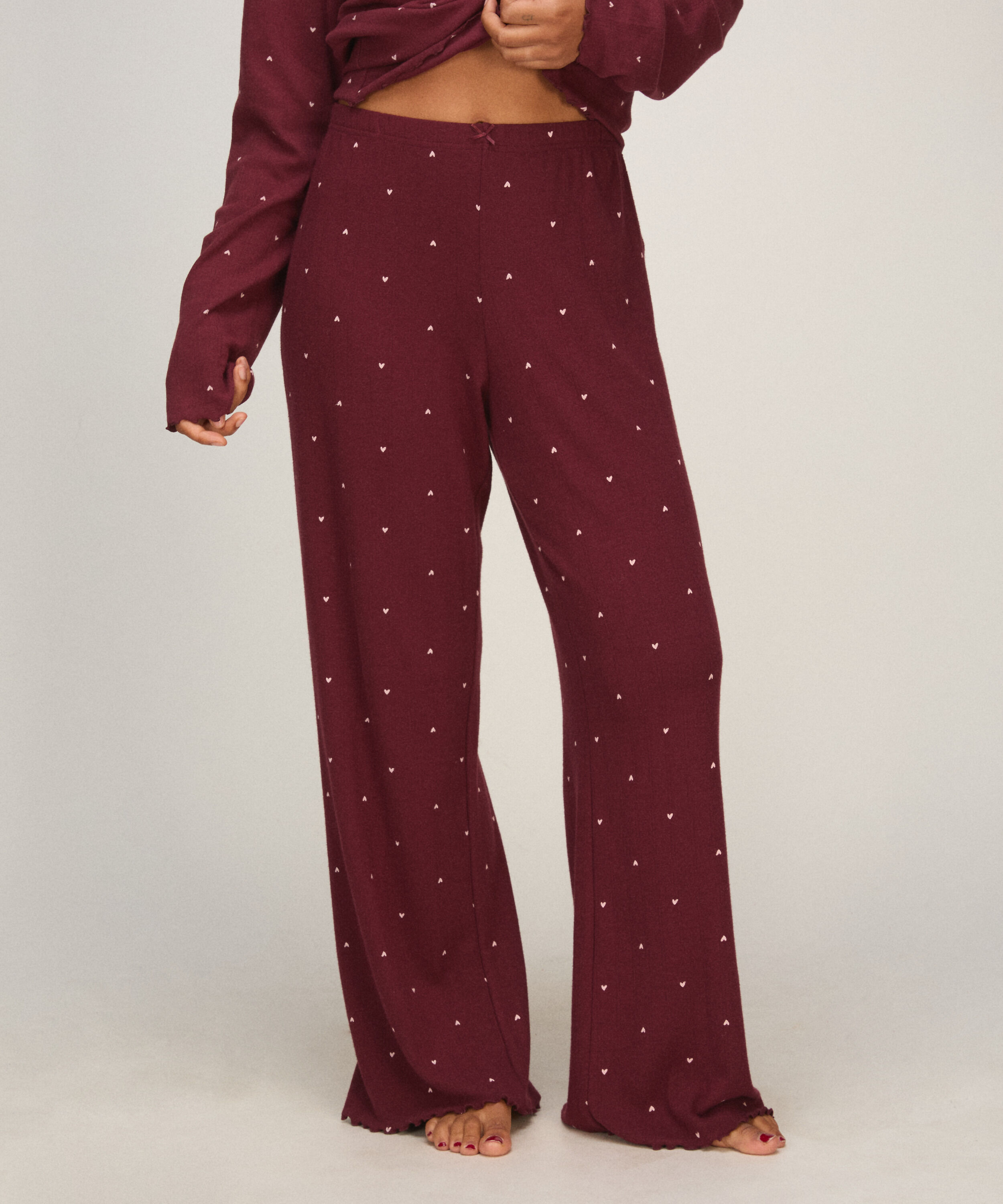 Pantalon de pyjama Loose Pointelle