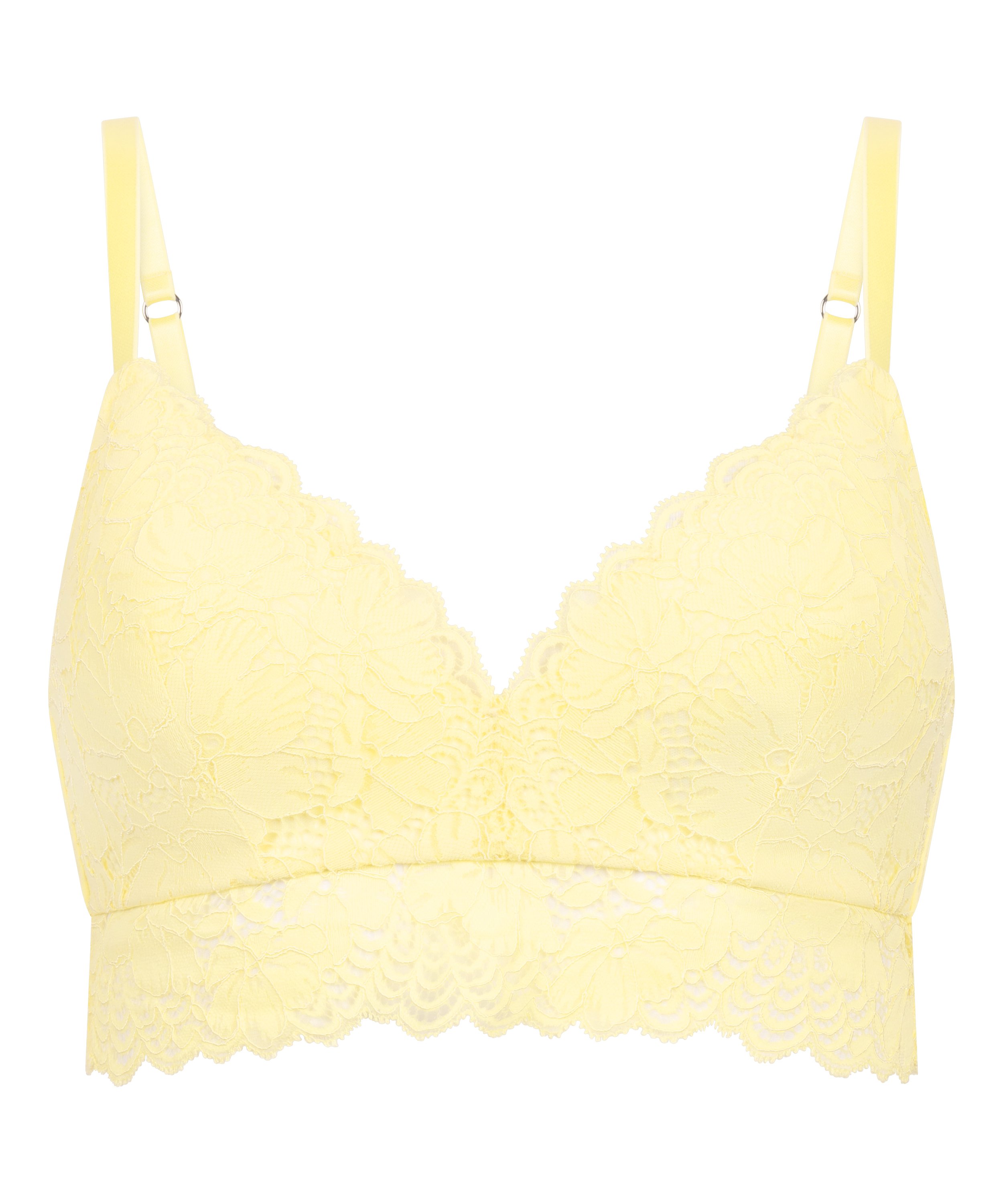 Soutien-gorge sans armatures préformé Andrea, Jaune, main